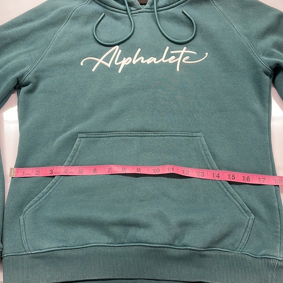 Alphalete womens sweatshirt size small teal - Picture 5 of 8